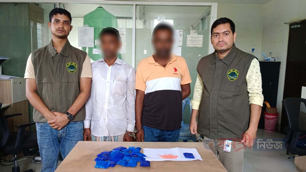 রাজধানীর যাত্রাবাড়ীতে ৩ হাজার ইয়াবাসহ গ্রেপ্তার ২