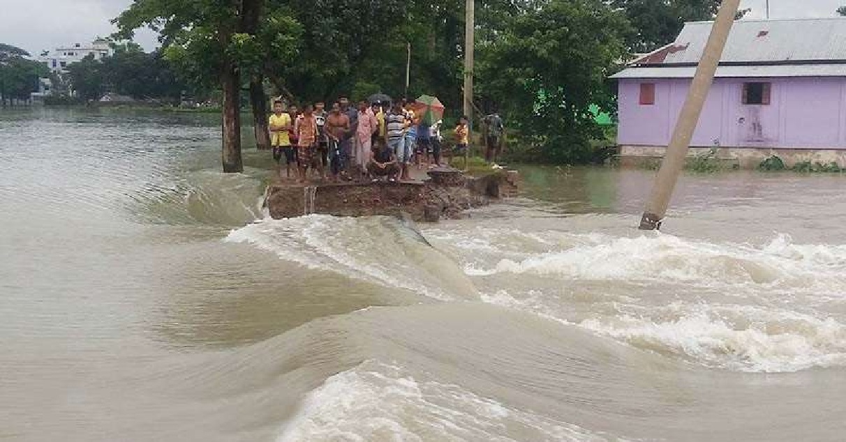 সিলেটে বন্যা পরিস্থিতির অবনতি, পানিবন্দি লাখো মানুষ